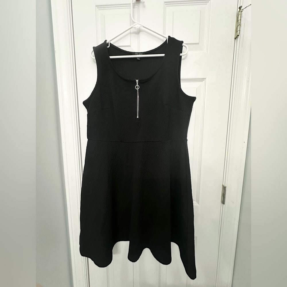 Black skater dress